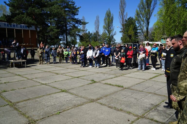 В яхт-клубі Київського Палацу відбулось урочисте відкриття навігації сезону 2023 року для юних спортсменів